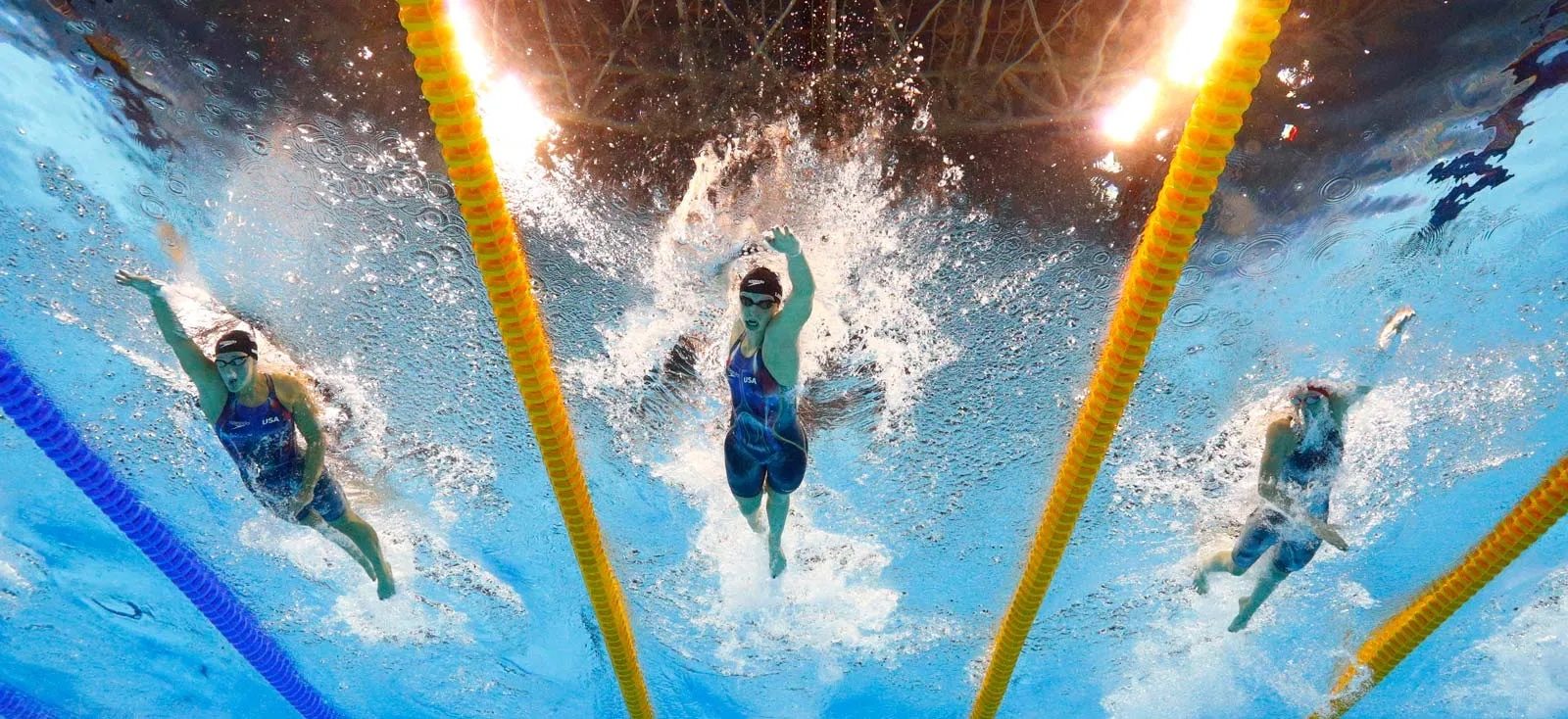Elite swimming training in Seville