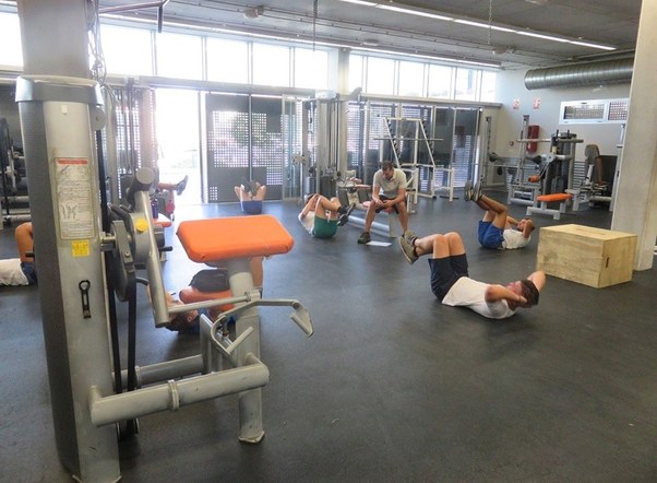 Strength and conditioning session