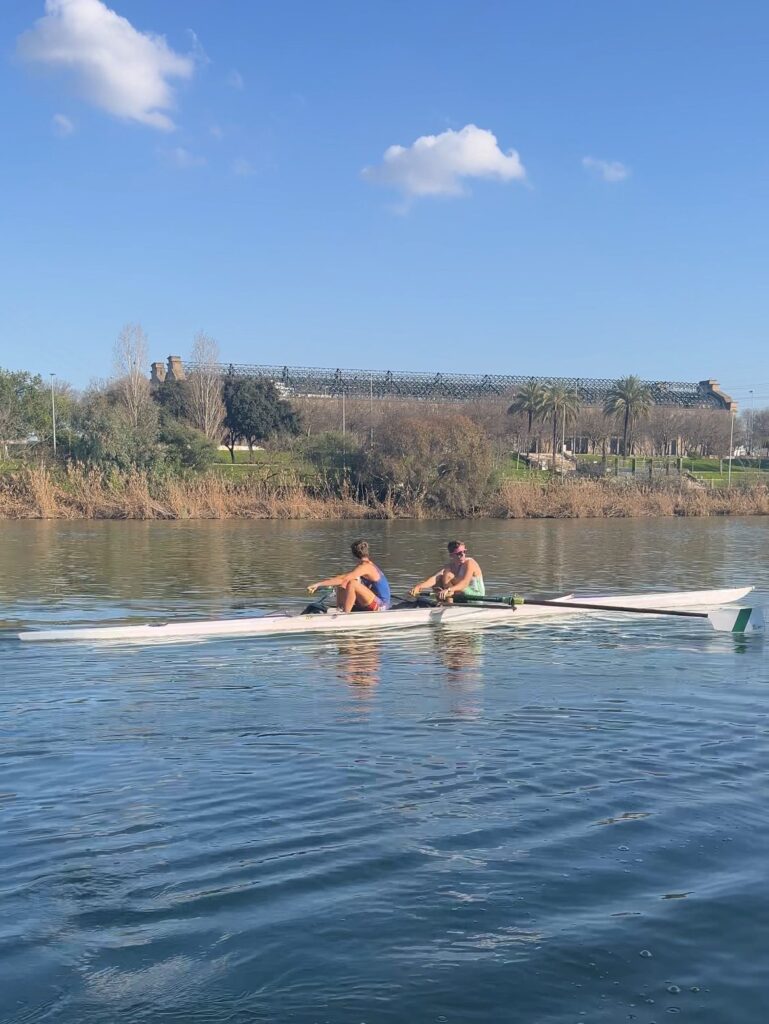 Double scull training in Seville